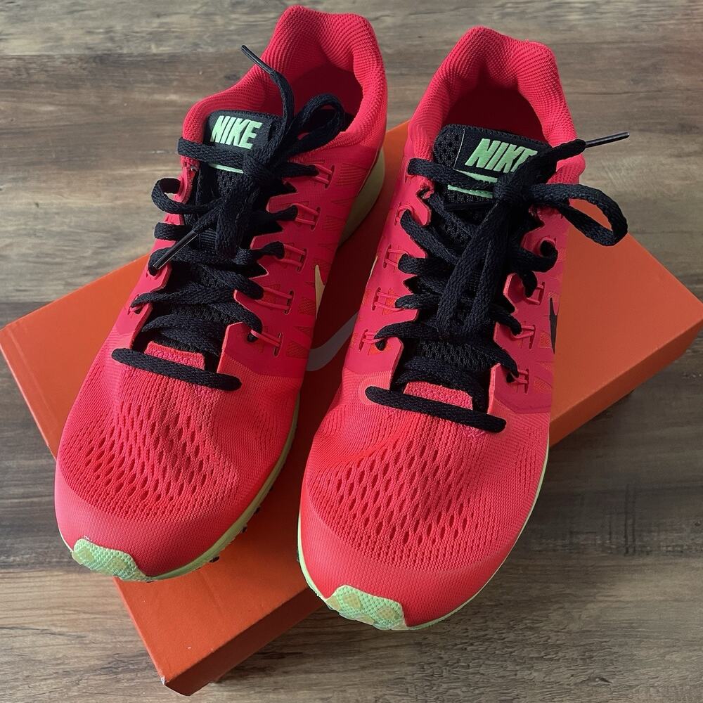 Nike Air Zoom Speed Racer 6 Red Volt Men’s 7.5 Running Shoes 749360-606 NWB
